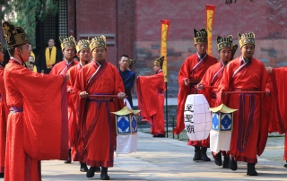 中华汉韵社韩国祭孔和汉服巡礼活动